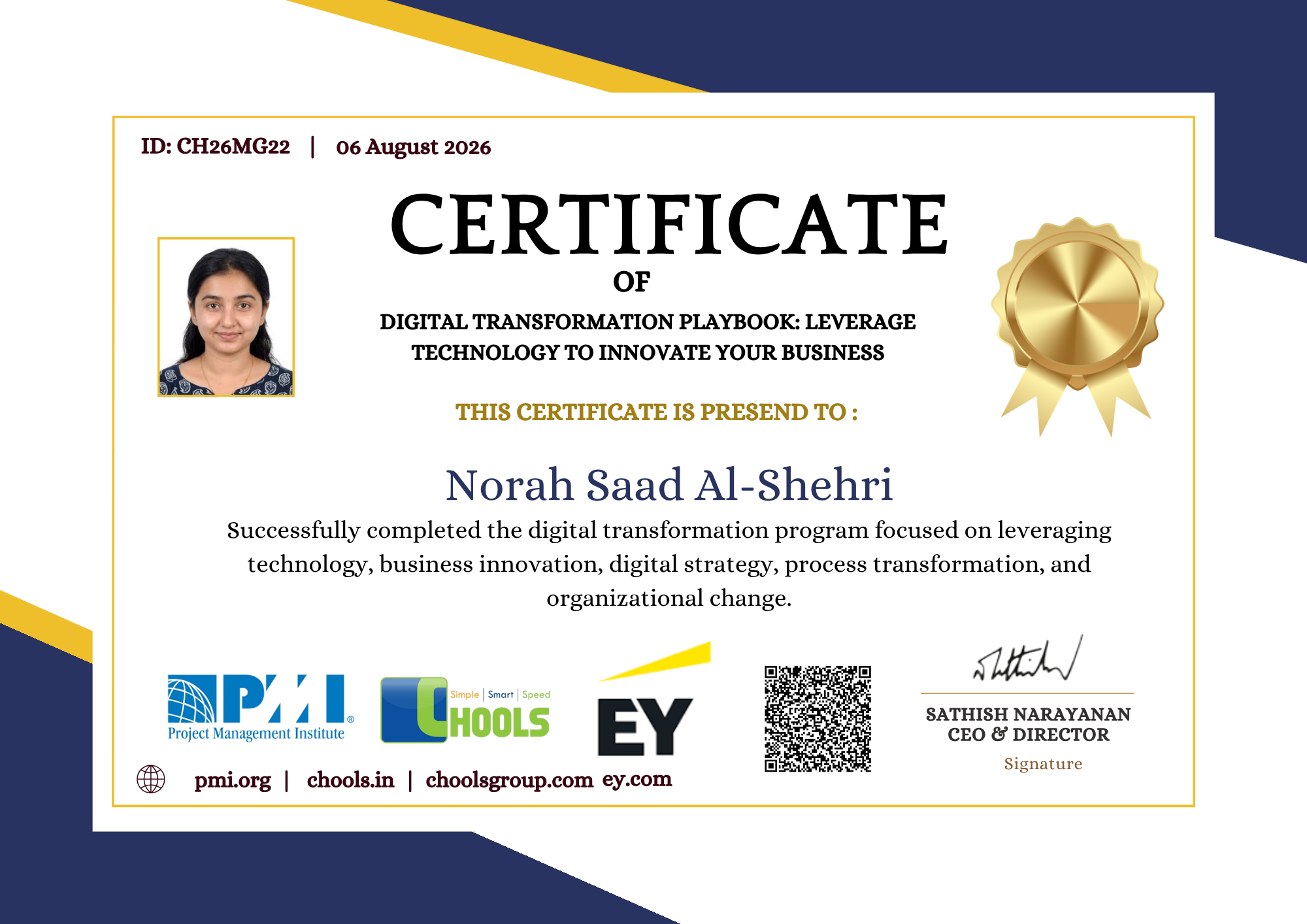 Management Programs Certificate